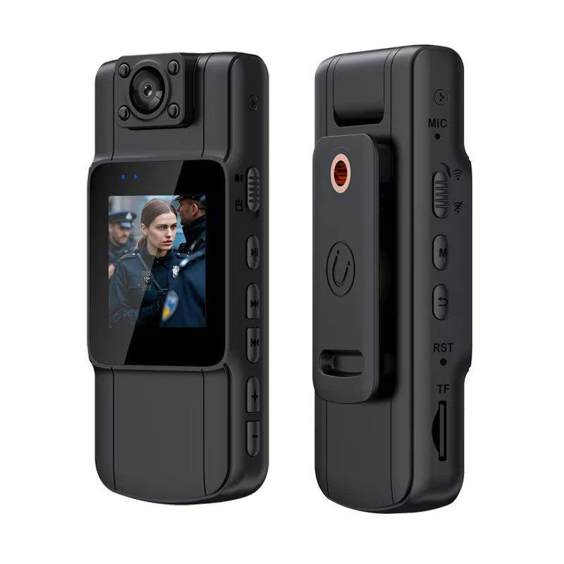 Camera corporala Cam HD cu lentila rotativa,WiFi, Vedere Nocturna IR si ...